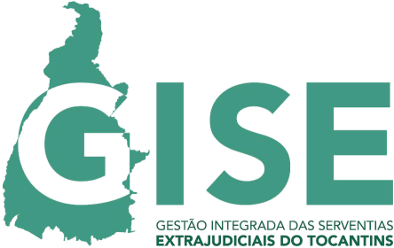 Logo do GISE (Gestão Integrada das Serventias Extrajudiciais do Tocantins)